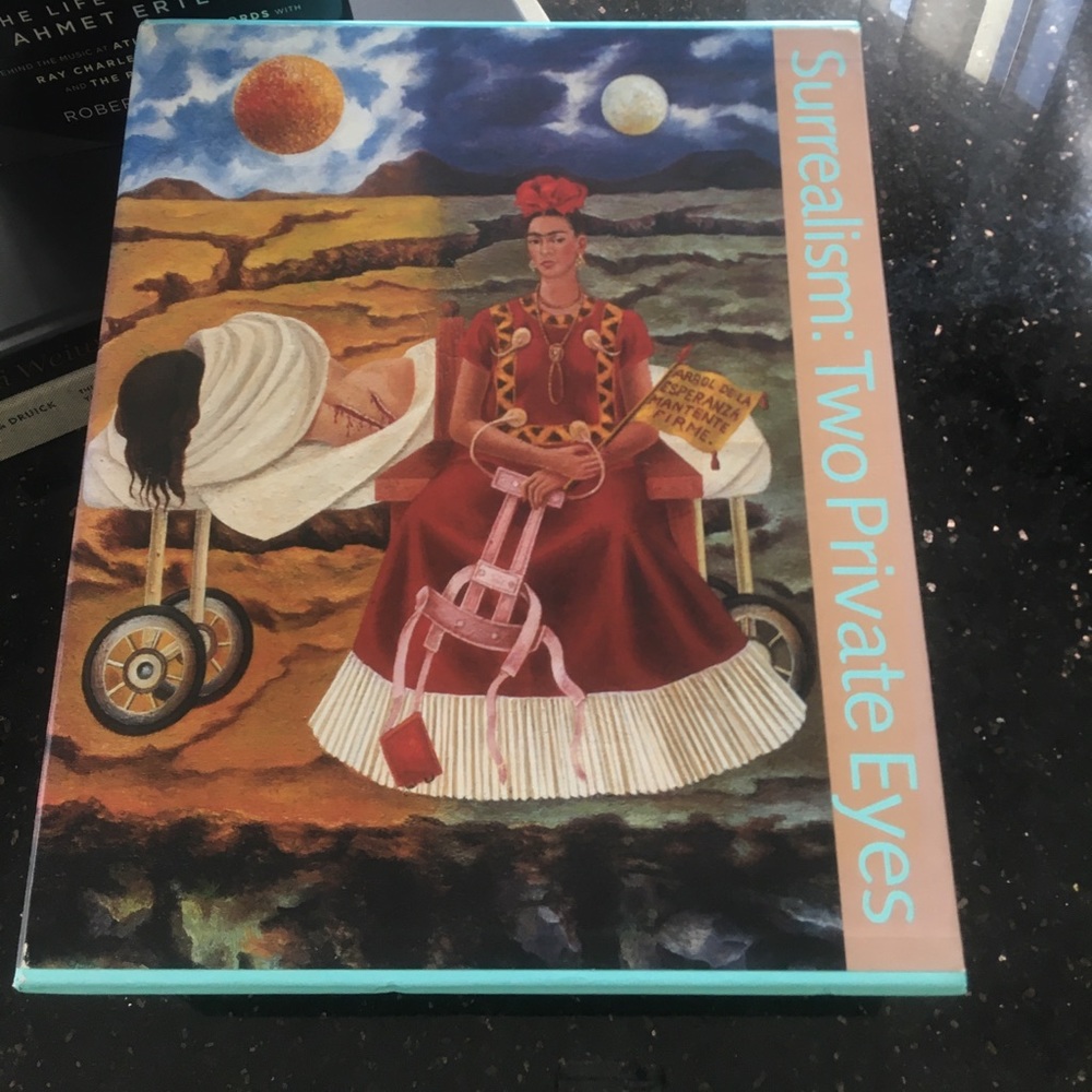 Fabulous book:  Surrealism:  Two Private Eyes  2 books in Hard Cover holder!